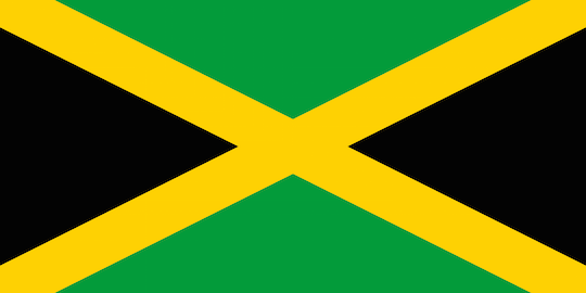 The National Flag of Jamaica